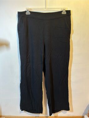 Old Navy Black Wide-Leg Pull-On Pants